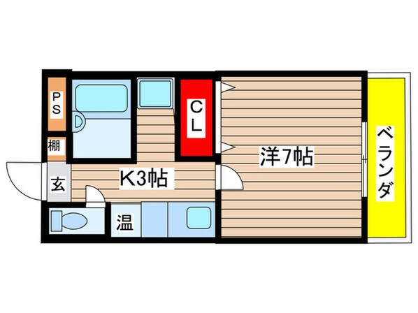 くぬぎハウスの物件間取画像